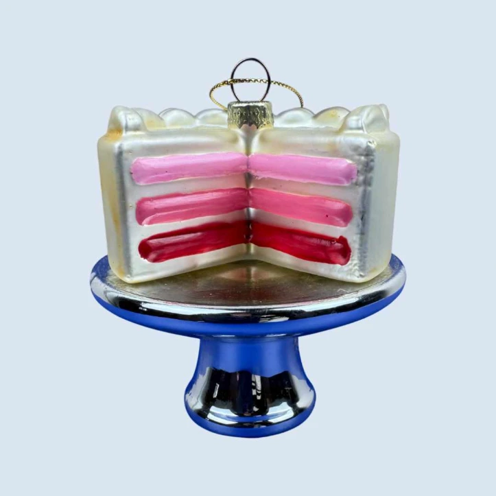 Glasanhänger Torte Pink